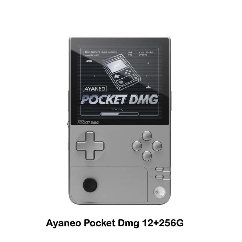 Ayaneo Pocket DMG Handheld Game Console Snapdragon G3x Gen2 with HD Screen High Refresh Rate Ergonomic Rotating Design 12gb+256gb, Silver - Image 1