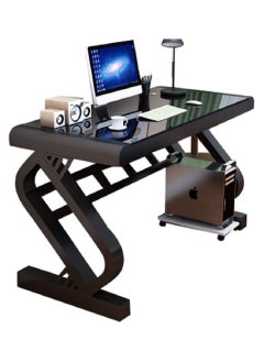 AGD Gaming table Computer desk , simple home desk, suitable for bedroom, steel frame wooden desk, PC laptop desk, study desk  - Image 1