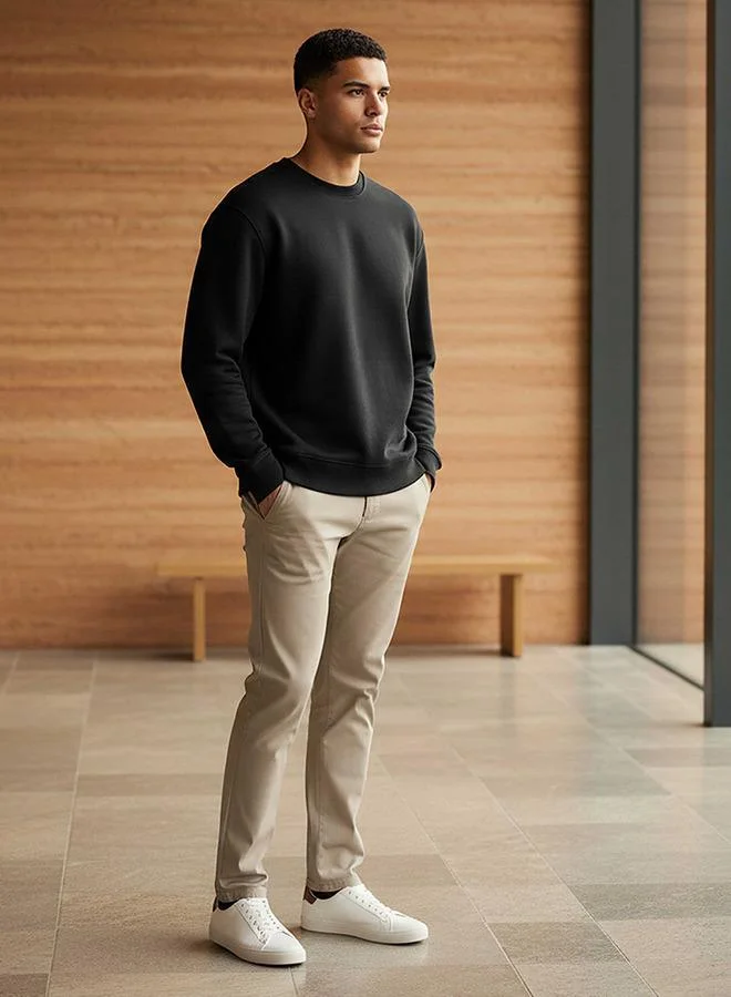 سبلاش فيڤ Men Regular Fit Soft Touch Sweatshirt