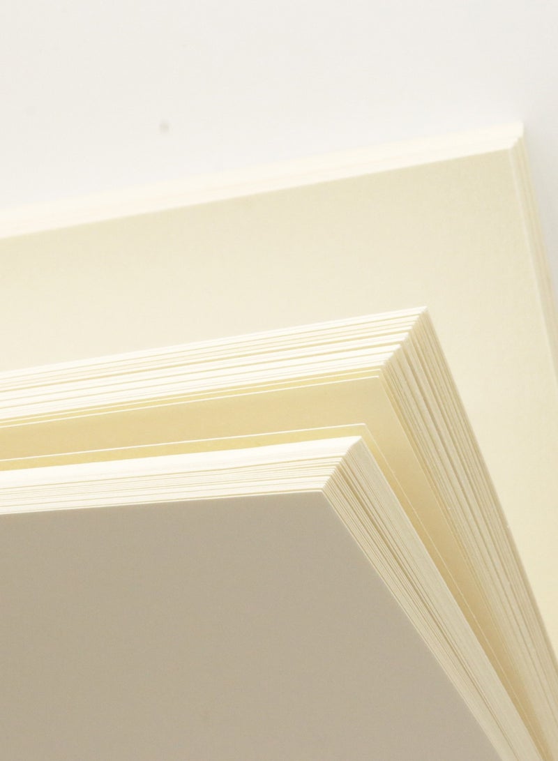 firstnock 180GSM Ice Gold Paper Ivory Size A4 50 Sheets | Certificate, Wedding Card, Invitations cards, Gift Paper Metallic Finish Paper - Image 1
