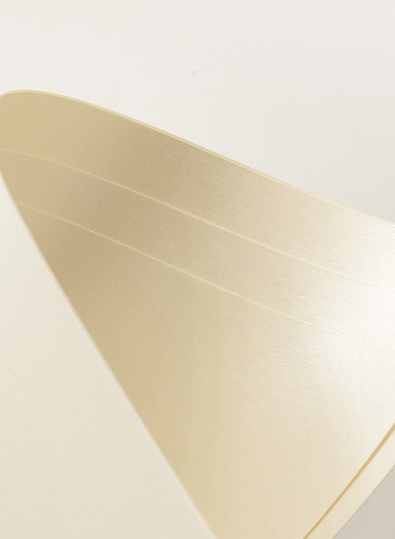 firstnock 180GSM Ice Gold Paper Ivory Size A4 50 Sheets | Certificate, Wedding Card, Invitations cards, Gift Paper Metallic Finish Paper - Image 3