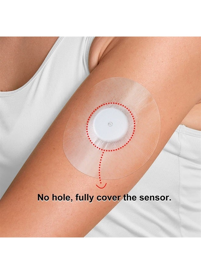 HONYOU 40Pack Latex-Free Medical Adhesive Patches for Freestyle Libre 2/3-Precut CGM Tape with No Glue On The Center Waterproof and Strong Stick for Long Stay - Image 2