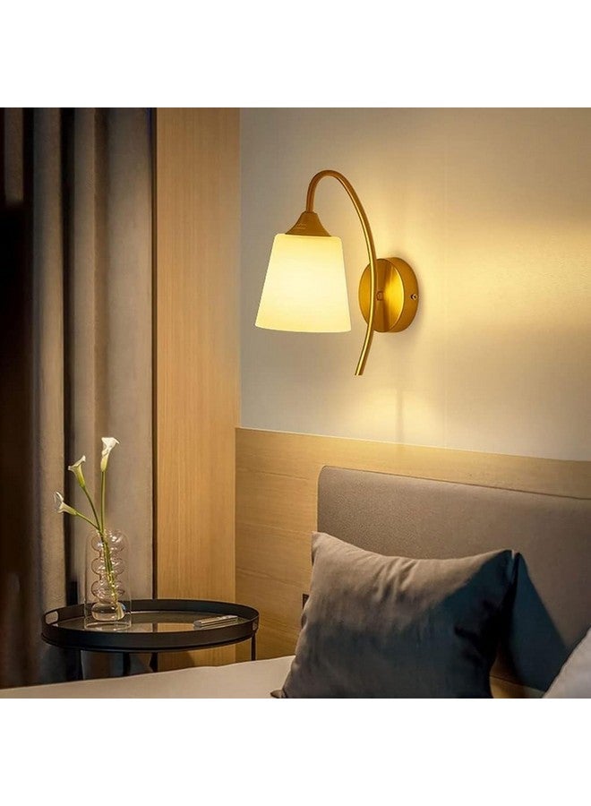 SINOMAN Wall Light for Living Room Modern/Wall Lamps for Bedroom/for Living Room/Wall Lights for Home Decoration/Bedside Wall lamp/Swing Arm, Black (PVC Gold (Pack of 1)) - Image 2