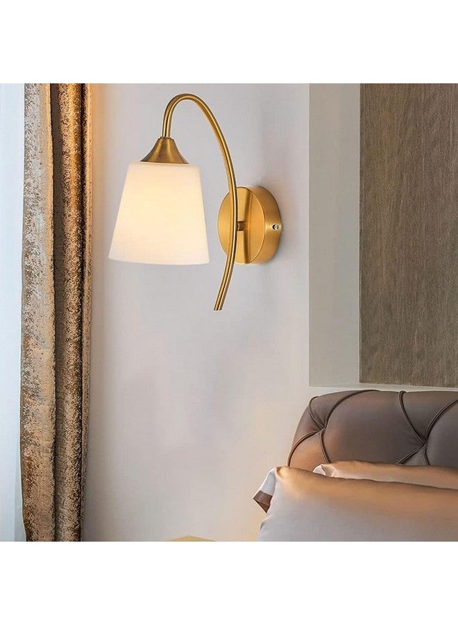 SINOMAN Wall Light for Living Room Modern/Wall Lamps for Bedroom/for Living Room/Wall Lights for Home Decoration/Bedside Wall lamp/Swing Arm, Black (PVC Gold (Pack of 1)) - Image 3