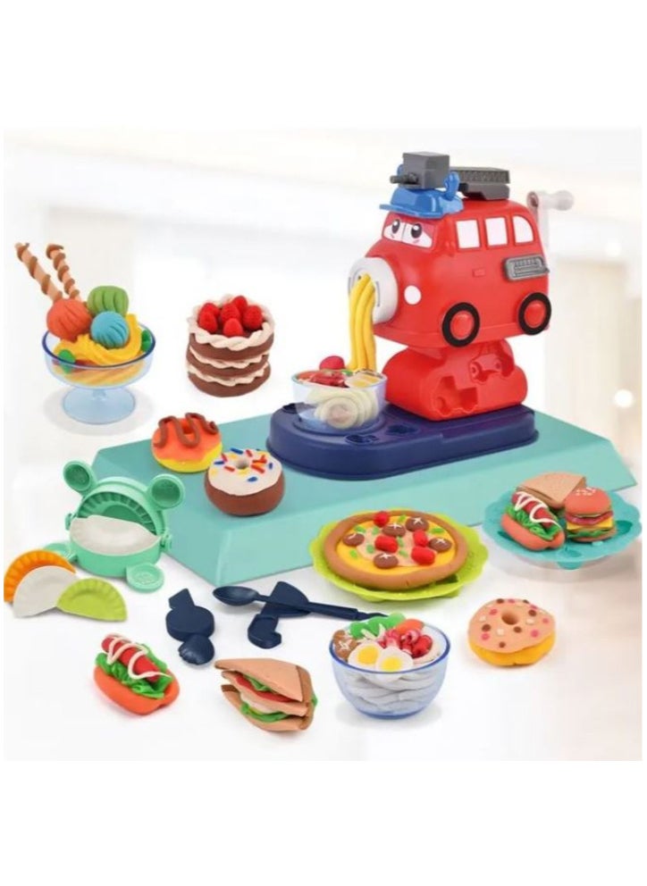 Generic - Magic Noodle Maker for Kids, Shapes Pasta and Desserts in Attractive Colors with Assorted Tools to Make Fun Shapes! - Image 1