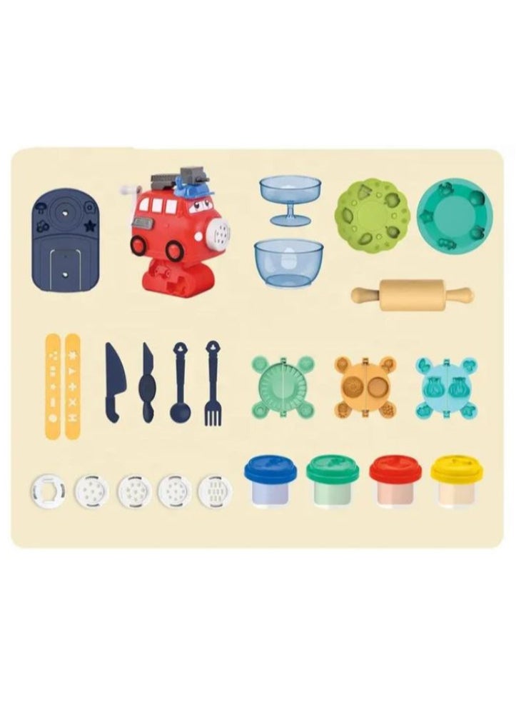 Generic - Magic Noodle Maker for Kids, Shapes Pasta and Desserts in Attractive Colors with Assorted Tools to Make Fun Shapes! - Image 1