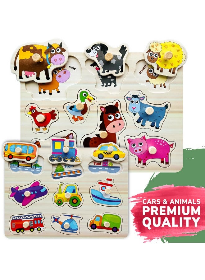 quokka Wooden Puzzles For Toddlers 4 6 6Xset Toddler Puzzles Ages 6 8 With Rack Learning Alphabet Numbers And Animals Toy Puzzles For Toddlers 3 5 Wood Games Gift For Boys And Girls Ages 8 10 - Image 5