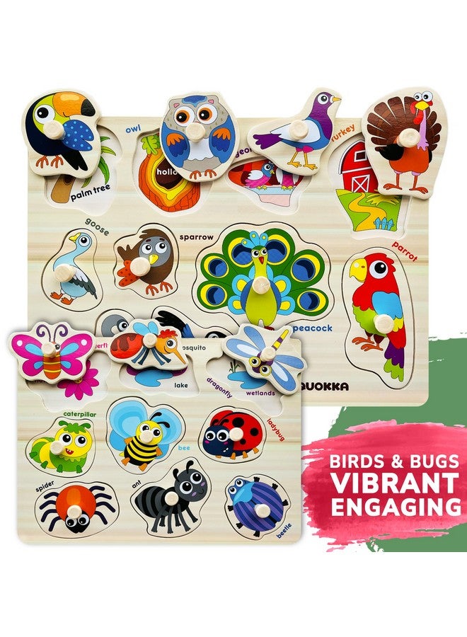 quokka Wooden Puzzles For Toddlers 4 6 6Xset Toddler Puzzles Ages 6 8 With Rack Learning Alphabet Numbers And Animals Toy Puzzles For Toddlers 3 5 Wood Games Gift For Boys And Girls Ages 8 10 - Image 4