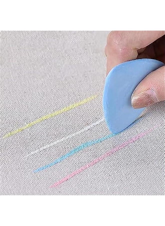 Generic - Tailor Sewing Chalk, Triangle Invisible Box Tailors Chalk, Tailor's Fabric Marker Chalk, Colorful Garment Drawing Tool for Marking Fabric - Image 1