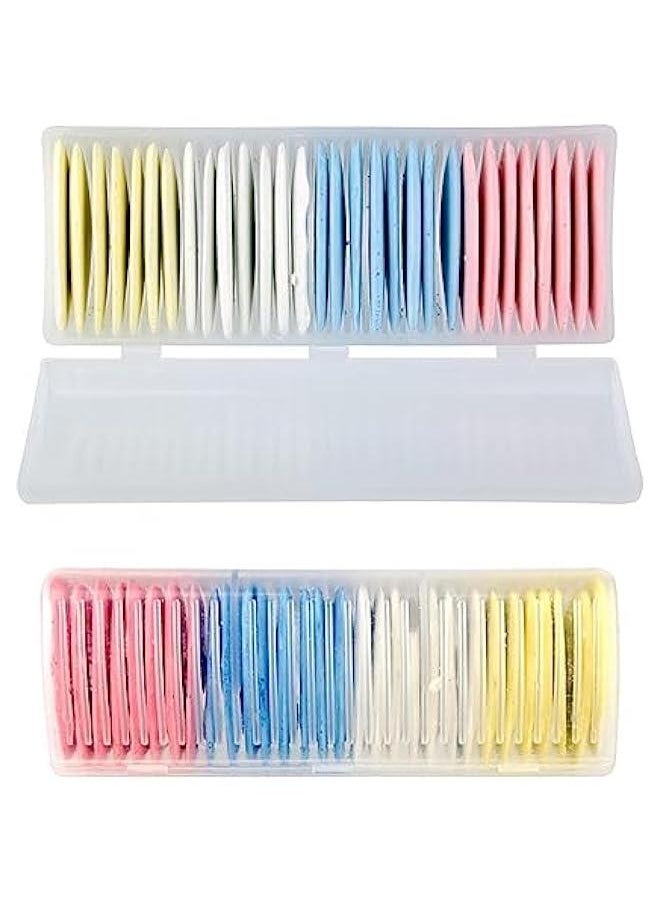 Generic - Tailor Sewing Chalk, Triangle Invisible Box Tailors Chalk, Tailor's Fabric Marker Chalk, Colorful Garment Drawing Tool for Marking Fabric - Image 1