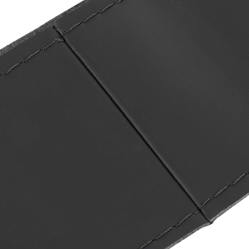 15in Microfiber Steering Wheel Cover, Universal DIY Stitch on Wrap with Needle and Thread, Non - Slip 3D Design for Enhanced Grip, Perfect Fit for (Black) - Image 2