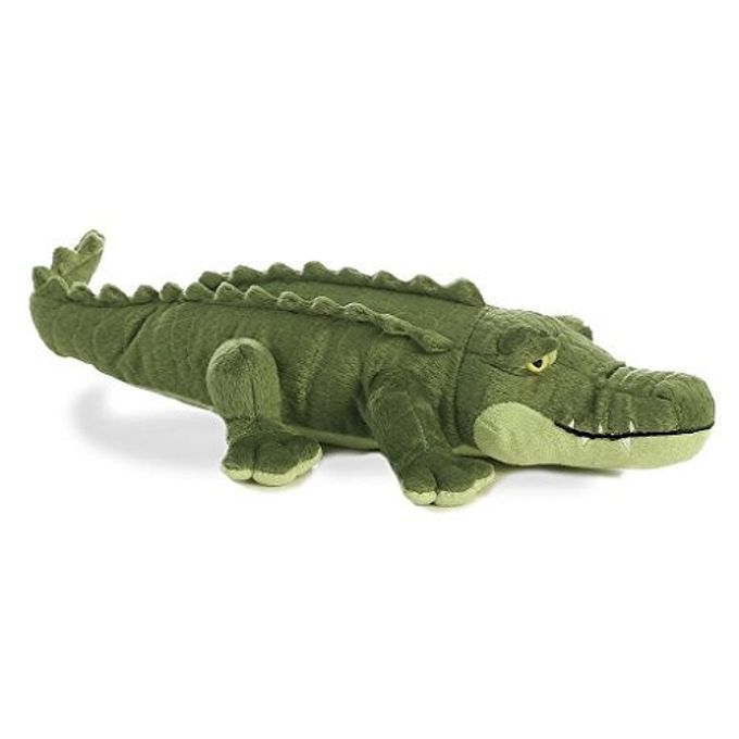AURORA Realistic Miyoni Alligator Stuffed Animal Lifelike Detail Cherished Companionship Green 16 Inches - Image 1