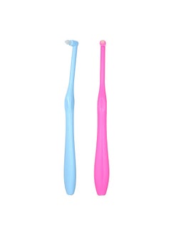2PCS Orthodontic Braces Cleaning Toothbrush Floss Cleaning Brush Interdental Brush Soft Bristles Cusp Tooth-floss Oral Care Tools