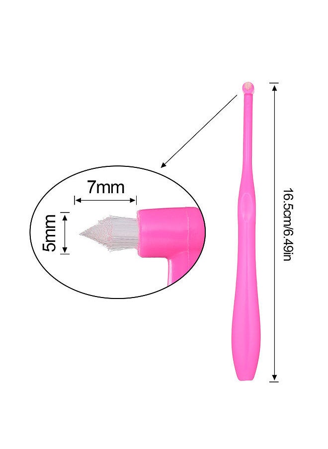 Generic - 2PCS Orthodontic Braces Cleaning Toothbrush Floss Cleaning Brush Interdental Brush Soft Bristles Cusp Tooth-floss Oral Care Tools - Image 1