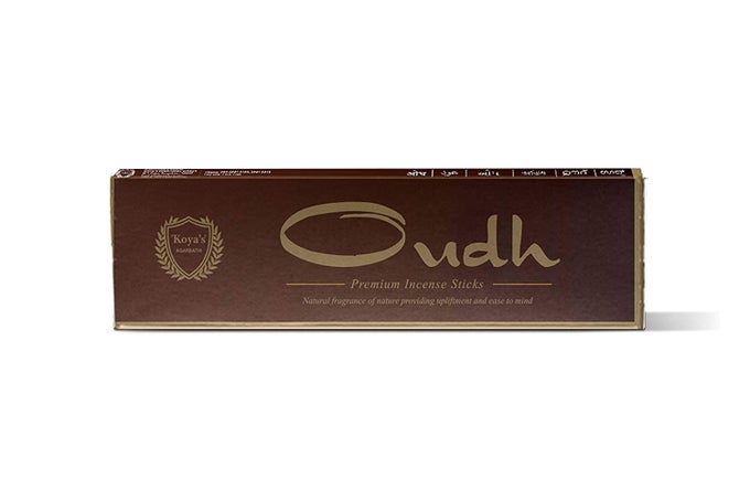 KOYAS OUDH PREMIUM INCENSE STICKS PACK OF 20 STICKS 23 CM LONG HAND CRAFTED