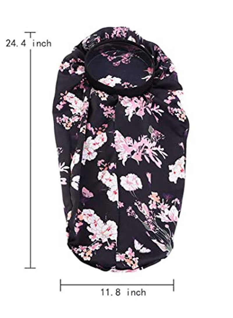 Y&D Extra Long Silky Satin Bonnet Sleep Cap for Braids Hair Loose - Image 5