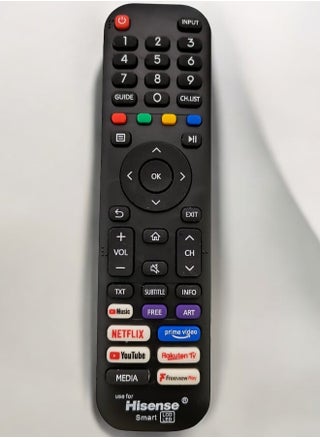Hisense Smart Tv Remote Control Works With All Hisense Tv Led Lcd Plasma Smart Tv Remote Control For Hisense With Netflix Prime Video Youtube Rakuten Tv And Freeview Play Key ons - pzsku/Z0B4E3D6C336509E2F381Z/45/_/1730591892/2b1d3c9e-aff7-4932-babe-868e7b1e96fe