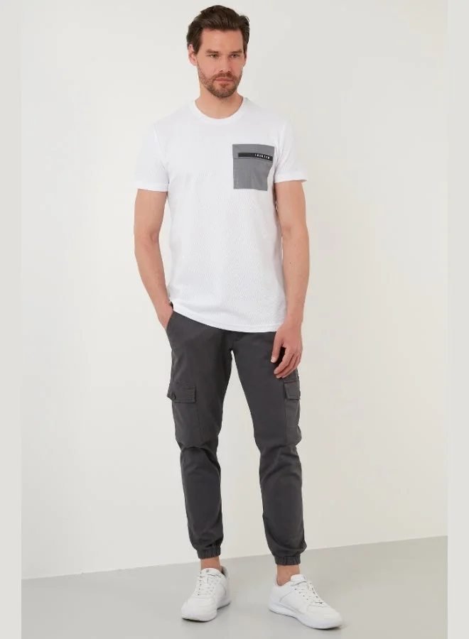 Buratti  Buratti Printed Slim Fit Crew Neck Cotton T Shirt Men's T SHIRT 5902351 for Men | Best Price UAE