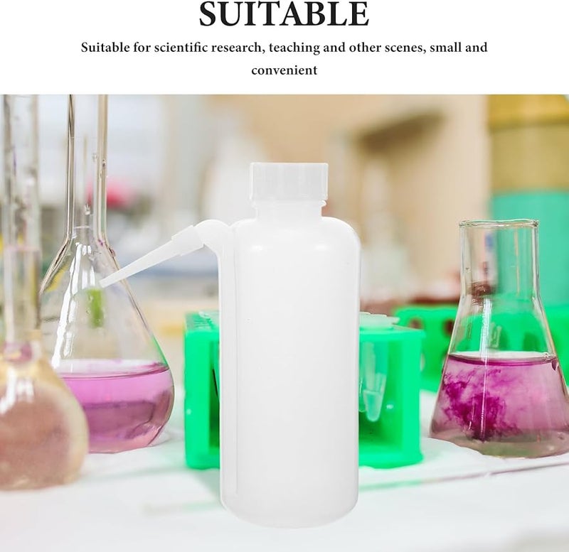 Translucent PE Lab Wash Bottles 500Ml Wide Mouth Portable Squeeze Bottles for Chemical Storage - Image 4