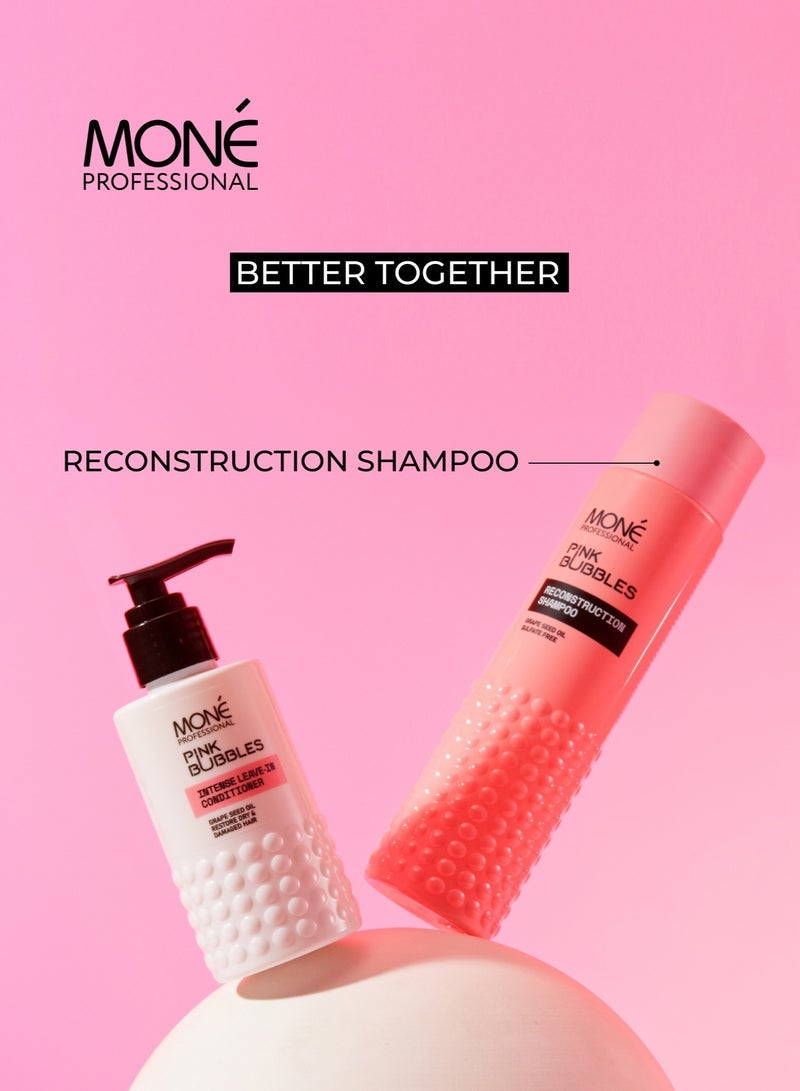 MONE Professional Intense Leave-in Conditioner - Moisturizing Leave-in Conditioner Specially Designed For Dry And Damaged Hair, Makes Hair Soft And Manageable Without Weighing It Down, Curly Hair Adapted, Color-protection Complex Prolongs And Enhances Hair Shine And Color Intensity, Grape Seed Oil Nourishes And Restores Dry And Damaged Hair, Perfumed With Sweet Vanilla Scent, 150ml - Image 5