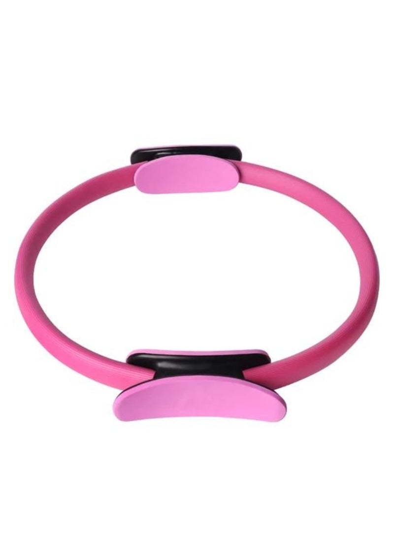 Spall Pilates Ring Dual Grip Handles,Yoga Fitness Circle,Exercise Unbreakable Magic Circle,Body Ring Home Workout for Toning and Fitness Thighs, Abs and Legs - Image 1