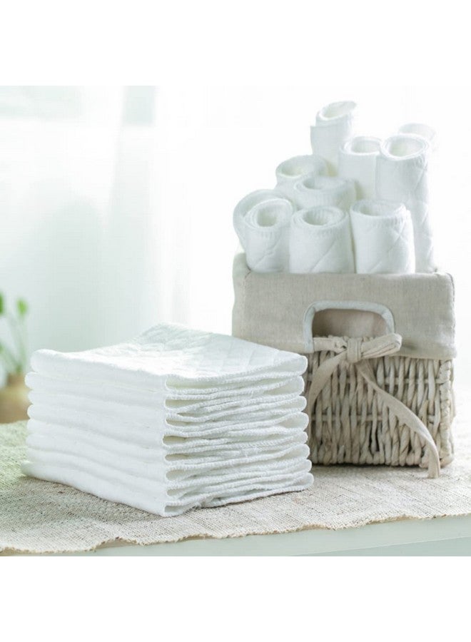 NUOBESTY Diapers Diapers Diapers Newborn 10pcs 3- Ply Cloth Diapers Washable Clothes Cotton Daipers Reusable Cloth Diapers Training Pants for Newborn Supplies Newborn Diaper - Image 1