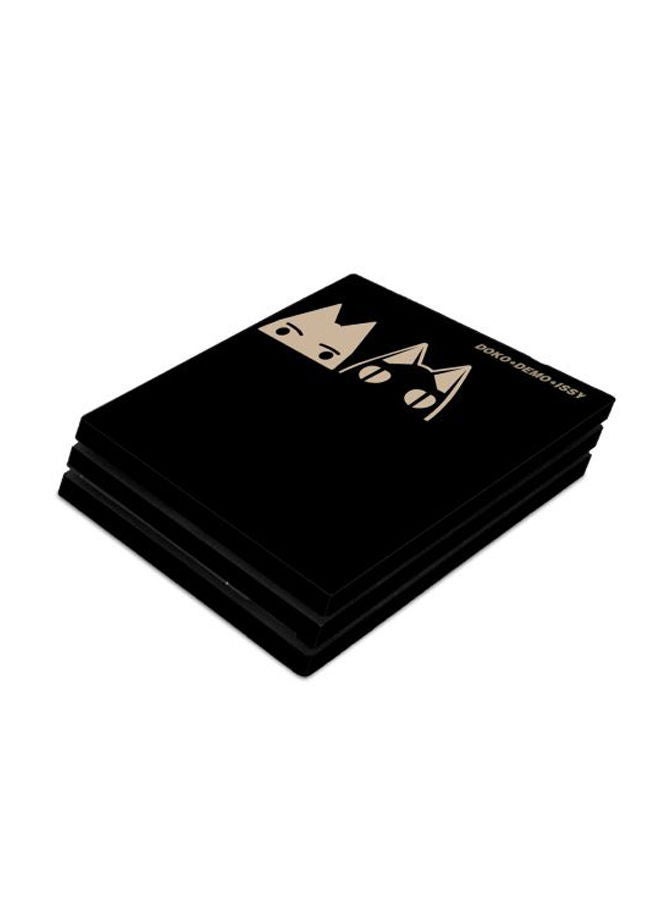 NIBEMINENT 3-Piece Printed Console And Controller Sticker Set For PlayStation 4 Pro  - Image 4