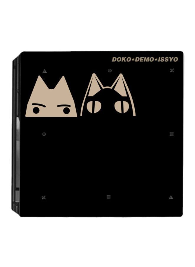 NIBEMINENT 3-Piece Printed Console And Controller Sticker Set For PlayStation 4 Pro  - Image 3