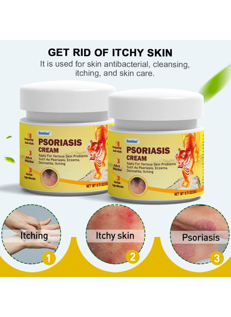 Suitable For Various Skin Conditions Such As Psoriasis, Eczema, Dermatitis, And Itching. 20g