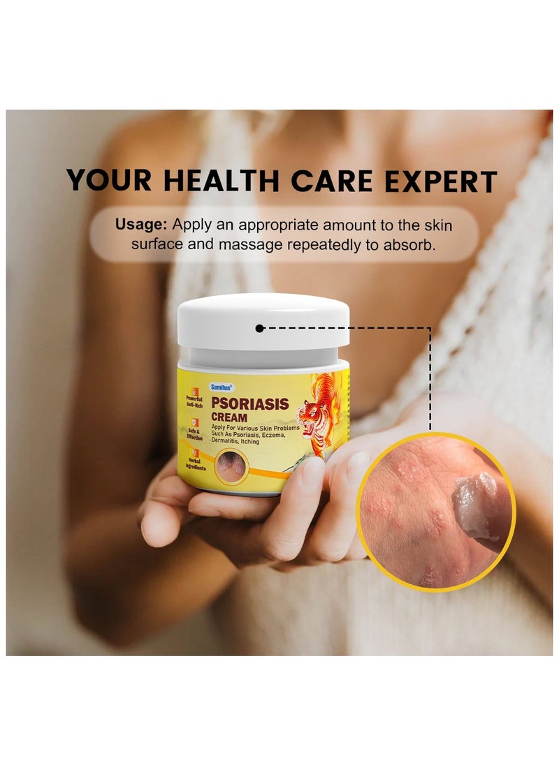 Suitable For Various Skin Conditions Such As Psoriasis, Eczema, Dermatitis, And Itching. 20g