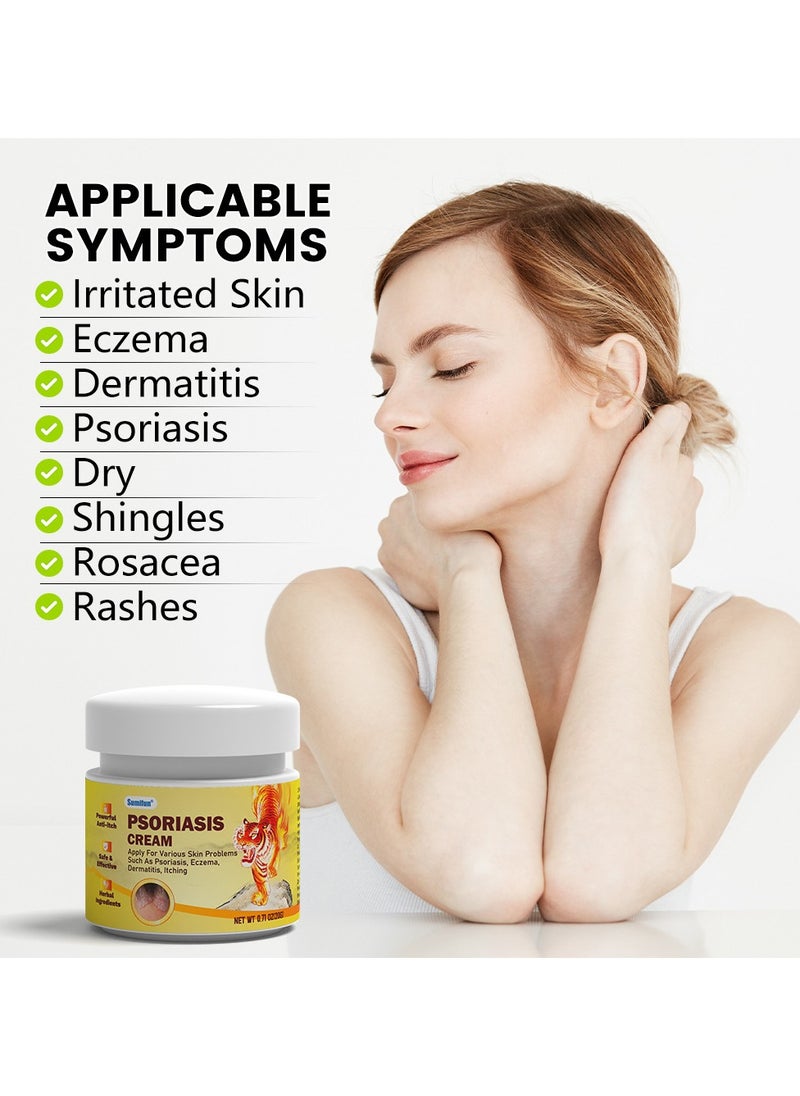 Suitable For Various Skin Conditions Such As Psoriasis, Eczema, Dermatitis, And Itching. 20g