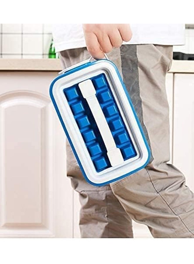36-cell 2-in-1 multi-functional, collapsible pop-up ice ball tray with leak-proof lid; quick-freeze ice mold for cocktails, kitchen, bar, and drinks. - Image 3