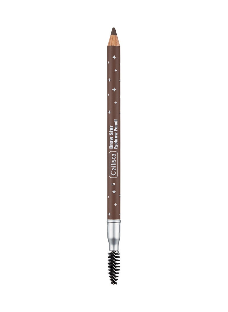 Callista Brow Star Eyebrow Pencil 01 Dark Blonde - Image 1
