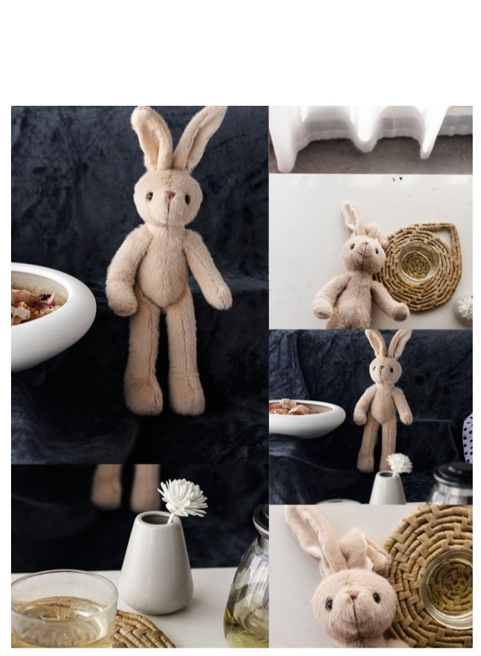 XiuWoo Byrne Bunny Soft Plush Toys Rabbit Stuffed Animal Doll for Kids - Image 4