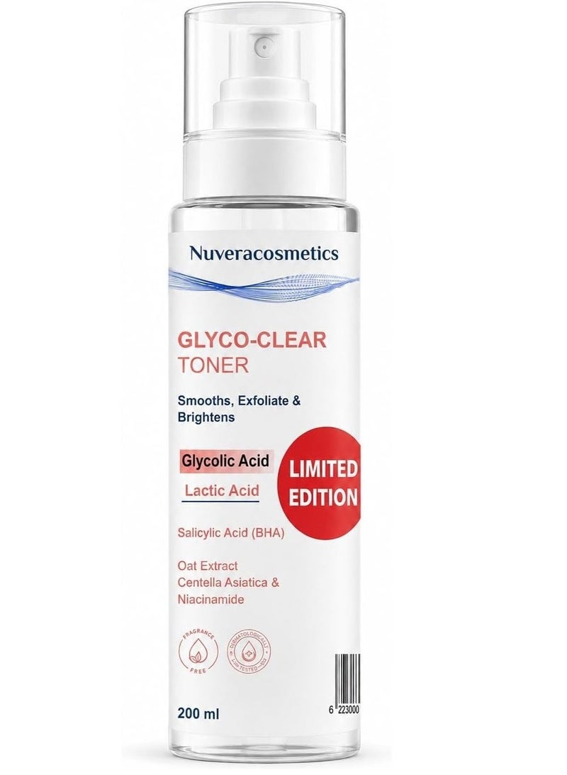 NuveraCosmetics Glyco-Clear Toner 200ML - Image 1