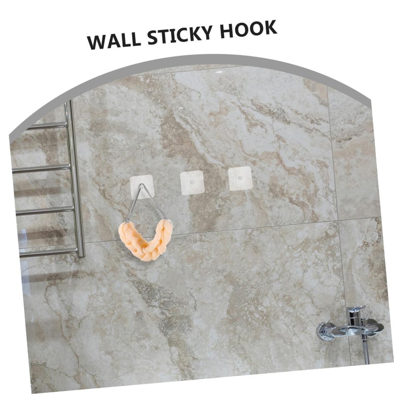 10 Pack Heavy Duty Self Adhesive Wall Hooks No Drill No Trace for Pictures Photos Decor - Image 4
