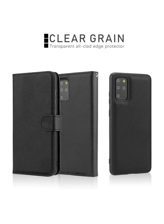 اس-توب جراب هاتف Samsung Galaxy S20+ مصنوع من الجلد القابل للفصل بتصميم متقاطع - Image 3