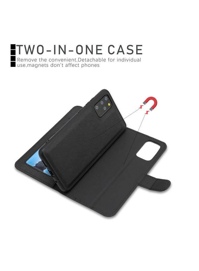 اس-توب جراب هاتف Samsung Galaxy S20+ مصنوع من الجلد القابل للفصل بتصميم متقاطع - Image 5