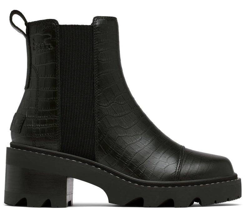 SOREL Women's Joan Now Chelsea Boot - Black, Tawny Buff - 9.5 - Image 4