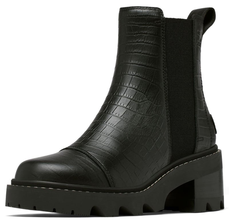 SOREL Women's Joan Now Chelsea Boot - Black, Tawny Buff - 9.5 - Image 1