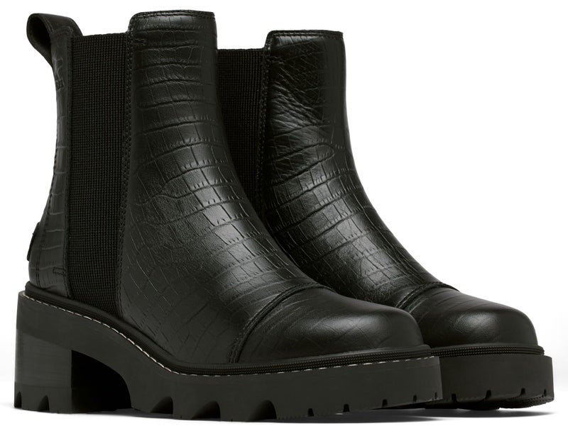 SOREL Women's Joan Now Chelsea Boot - Black, Tawny Buff - 9.5 - Image 2