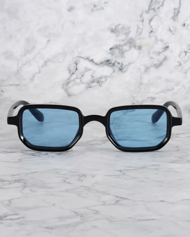 Explicit Poets Explicit Poets Unisex BILLIE Black - Blue Stylish Sunglasses, 41EP3