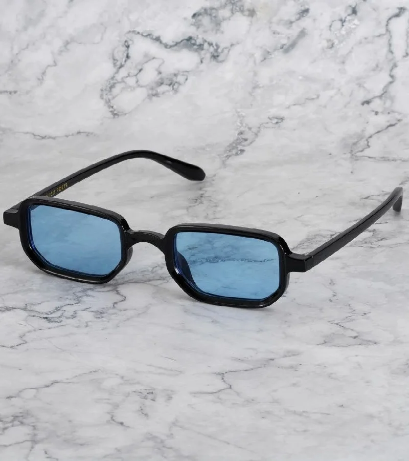 Explicit Poets Explicit Poets Unisex BILLIE Black - Blue Stylish Sunglasses, 41EP3