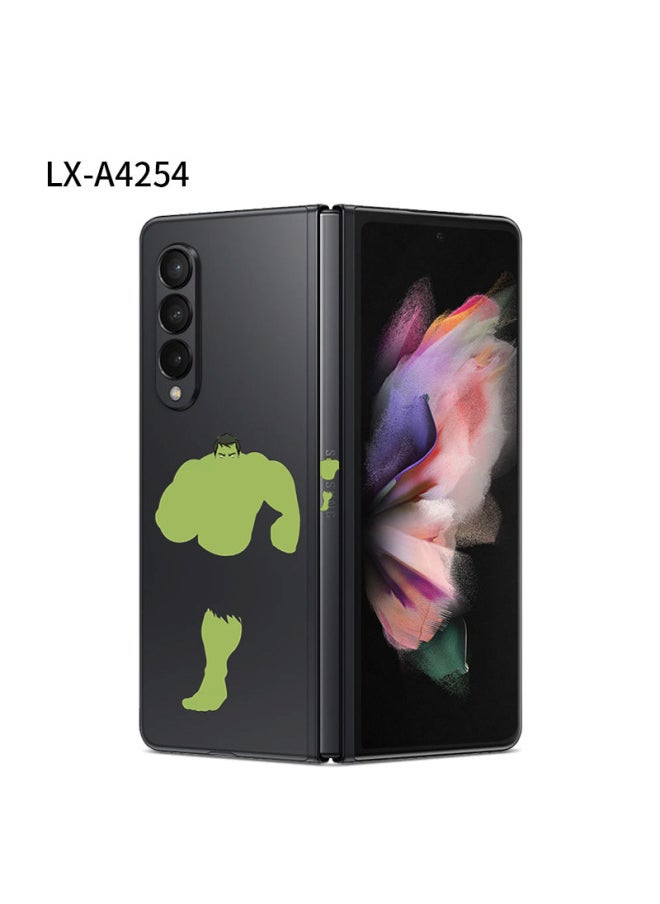Generic For Samsung Fold3/4 All-inclusive Transparent Sticker Back Sticker W22 Sticker Personalized Color Sticker Folding Screen Fold2 Transparent-Color:LX-A4254-Dimensions:For Samsung Fold2 (color Through 3m)  - Image 1