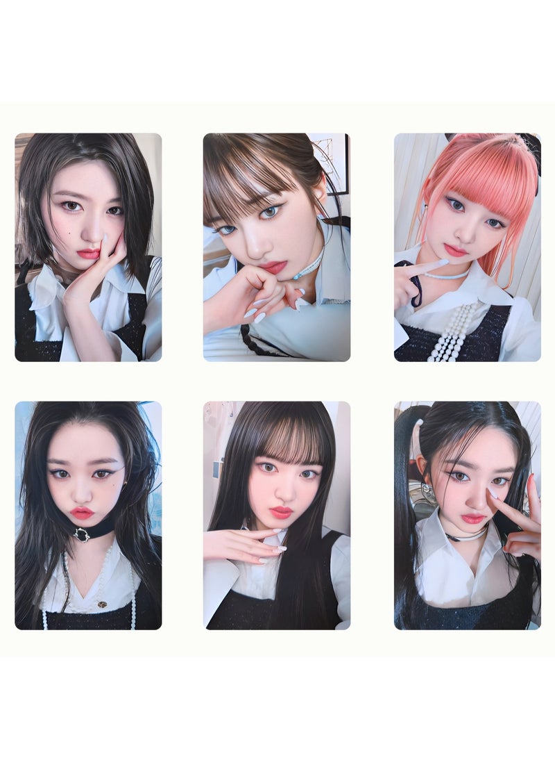 NIBEMINENT 6 Pcs Kpop IVE I’ve IVE SOUND WAVE Lomo Cards Card For Fans Collection Gifts