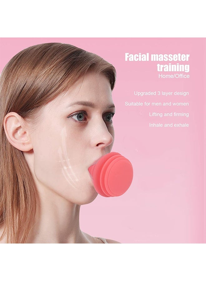 Face Exerciser, Trainer Jaw Exerciser Define Your Face Shaping Skin Lifting Firming Double Chin Reducer Masseter Training Tool - Image 3