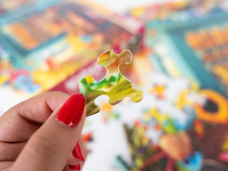 Springbok's Boulangerie Pastry Shop 500 Piece Jigsaw Puzzle for Adults Will Have Your Wishing for Pasteries in This Colorful Scene of Baked Goods and Flowers. - Image 5