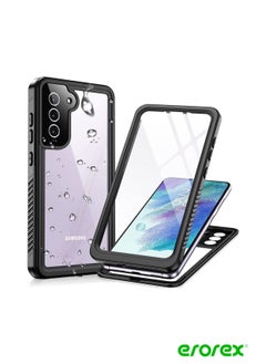 Samsung Galaxy S21 FE Case Galaxy S21 FE Waterproof Case with Built in Screen Protector 360 Full Body Protective Shockproof IP68 Underwater Phone Case for Samsung Galaxy S21 FE 5G
