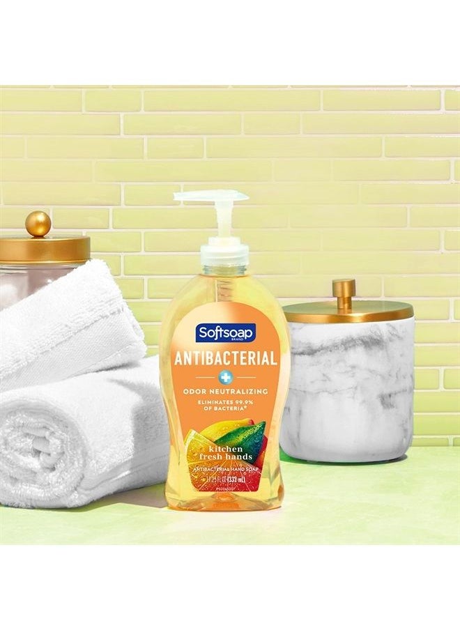 Softsoap Antibacterial Liquid Hand Soap, Kitchen Fresh Hand Soap, 11.25 Ounce, 6 Pack  - Image 2