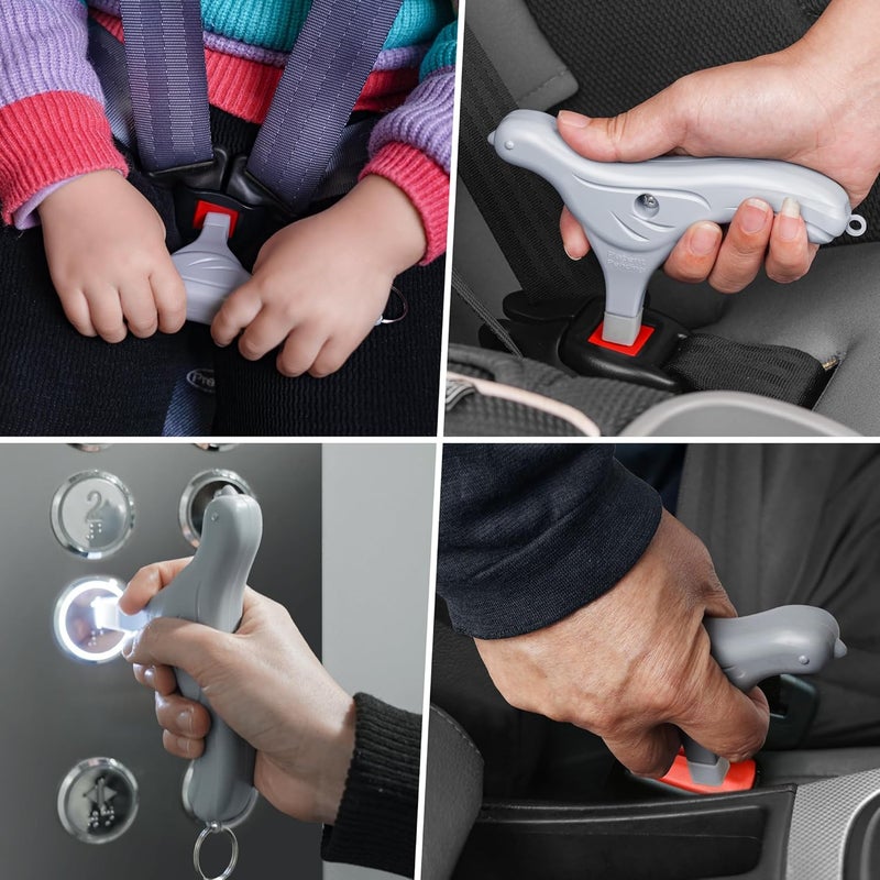 EASICOZI Buckle Release Tool  Compatible with Baby Car Seat Stroller Vehicle Buckle  Other Push Button Device  Easy Buckle Release Aid for Arthritis Long Nails  Elderly - Image 5